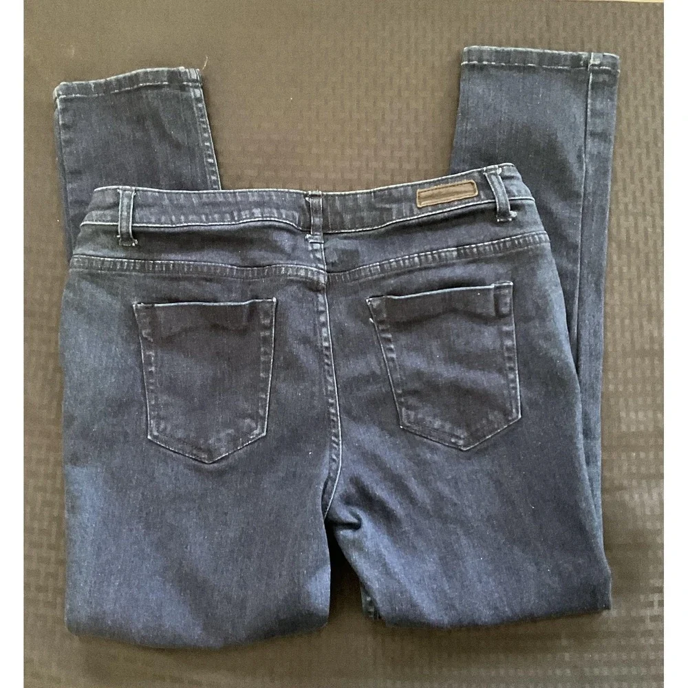 Charlotte‎ Russe Jeans Womens 12S Extreme Skinny Stretch Denim Pants Dark Wash